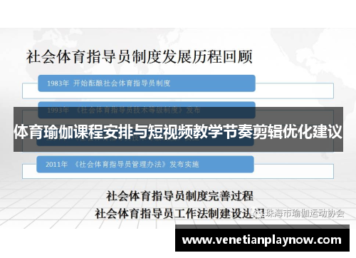 体育瑜伽课程安排与短视频教学节奏剪辑优化建议